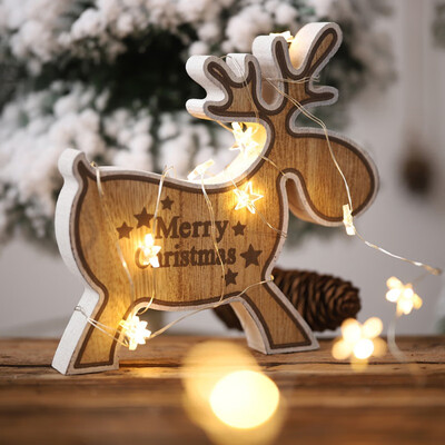New Hot Christmas Pendants Wooden Ornaments Elk Desktop Decoration Holiday Figurines Ornaments Kids Gift Home Party Decor
New Hot Christmas Pendants Wooden Ornaments Elk Desktop Decoration Holiday Figurines Ornaments Kids Gift Home Party Decor