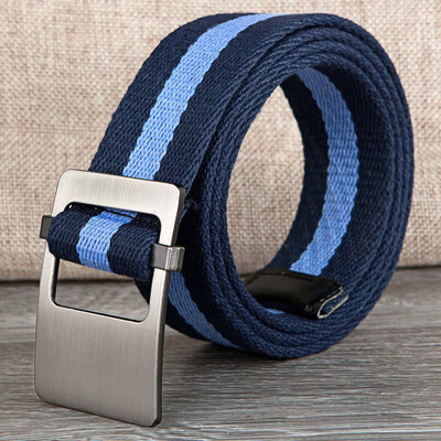 Canvas belt fashion stripe canvas Alloy buckle Men belt trend casual Men&Women sport cowboy pants belt 110-140cm 
Canvas belt fashion stripe canvas Alloy buckle Men belt trend casual Men&Women sport cowboy pants belt 110-140cm