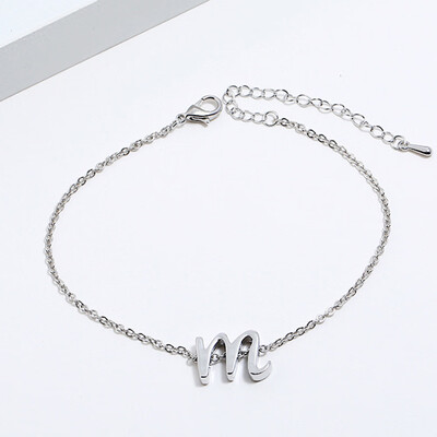 Fashion Silver Color English Letter Bracelet & Bangle For Women Simple Adjustable Name Bracelets Jewelry Party Gifts
Fashion Silver Color English Letter Bracelet & Bangle For Women Simple Adjustable Name Bracelets Jewelry Party Gifts