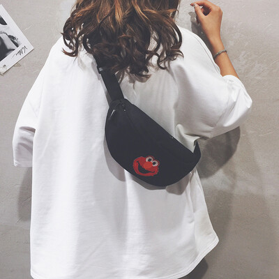 Ins super fire chest bag female 2019 new wave Korean version of the wild sports pockets cartoon sesame street canvas small bag
Ins super fire chest bag female 2019 new wave Korean version of the wild sports pockets cartoon sesame street canvas small bag