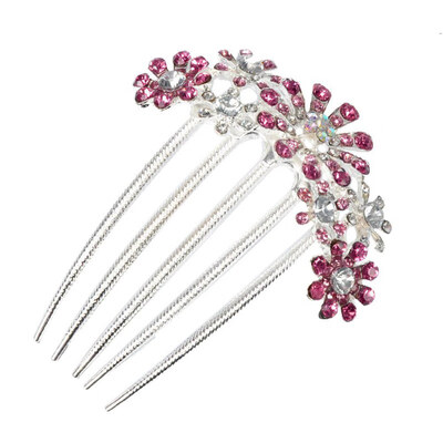 Pearl Flowers Wedding Crystal Rhinestone Five - toothed Hair Comb Clip Comb for Hair Wedding Hair Ornaments
Pearl Flowers Wedding Crystal Rhinestone Five - toothed Hair Comb Clip Comb for Hair Wedding Hair Ornaments