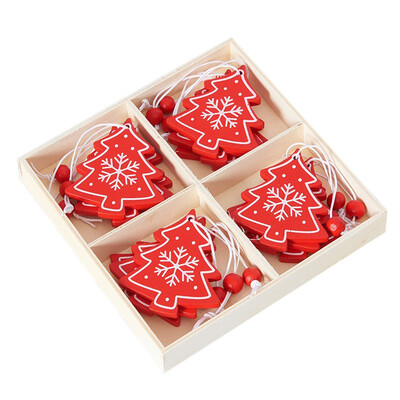 12pcs Natural Wood Christmas Tree Ornament Wooden Hanging Pendant Gift Snow Elk Christmas Decora adornos de navidad Year
12pcs Natural Wood Christmas Tree Ornament Wooden Hanging Pendant Gift Snow Elk Christmas Decora adornos de navidad Year