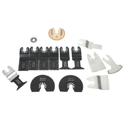 KKmoon 15pcs Mix Oscillating Blade Kit Multi Tool Cutting Blades for Fein Multimaster Makita Bosch Rockwell Sonicrafter Worx Multi
KKmoon 15pcs Mix Oscillating Blade Kit Multi Tool Cutting Blades for Fein Multimaster Makita Bosch Rockwell Sonicrafter Worx Multi