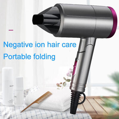 Portable Mini Hair Dryer Folding Negative Ionic Blow Dryer With 2 Speed 2 Heat SettingEU PLUG
Portable Mini Hair Dryer Folding Negative Ionic Blow Dryer With 2 Speed 2 Heat SettingEU PLUG