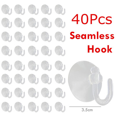 〖Follure〗Suction Cup With Hook 40 Pieces Holder for Fairy Lights Light net Lights Holder
〖Follure〗Suction Cup With Hook 40 Pieces Holder for Fairy Lights Light net Lights Holder