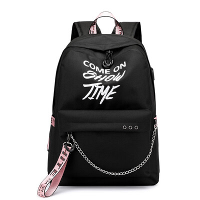 Noctilucent ins female backpack for junior high school students Korean version of campus travel backpack computer bag
Noctilucent ins female backpack for junior high school students Korean version of campus travel backpack computer bag