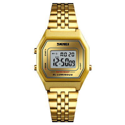 SKMEI 30m Waterproof Fashion Sports Digital Wristwatch Watch W Stainless Steel Strap For Men
SKMEI 30m Waterproof Fashion Sports Digital Wristwatch Watch W Stainless Steel Strap For Men