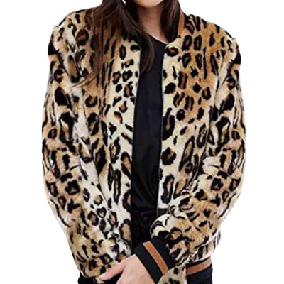 Toponeto Womans Leopard Thick Fur Collar Coat Faux Fur Zip Pocket Outwear Casual Cardigan
Toponeto Womans Leopard Thick Fur Collar Coat Faux Fur Zip Pocket Outwear Casual Cardigan