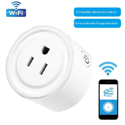 2Pcs Mini Intelligent Socket Plug WIFI Remote Control Timing Switch Support Voice Control with ONOFF Button
2Pcs Mini Intelligent Socket Plug WIFI Remote Control Timing Switch Support Voice Control with ONOFF Button