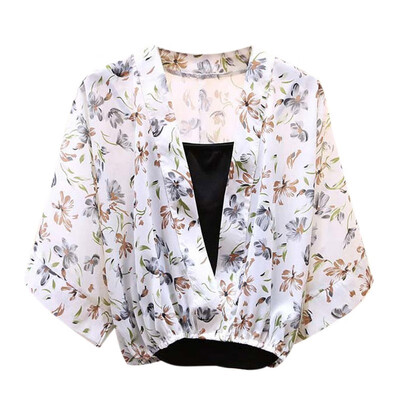 2019 Women Summer V-Neck Fresh Blouse Office Lady Female Floral Chiffon shirt Sling Two-Piece Set shirt set
2019 Women Summer V-Neck Fresh Blouse Office Lady Female Floral Chiffon shirt Sling Two-Piece Set shirt set
