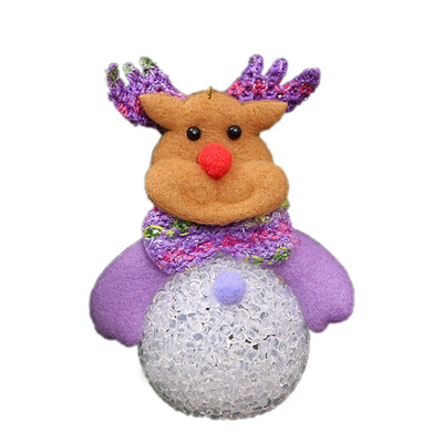 New Hot Christmas Ornaments Glowing Snowman Santa Claus Reindeer Night Lights Shining Xmas Tree Pendant Hanging Decorations
New Hot Christmas Ornaments Glowing Snowman Santa Claus Reindeer Night Lights Shining Xmas Tree Pendant Hanging Decorations