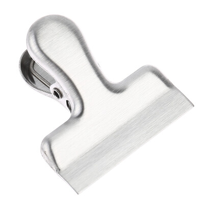 5 Pcs Seal Clip Stainless Steel Folder Large Multifunction Primary Square Clip Air Tight Seal Grip