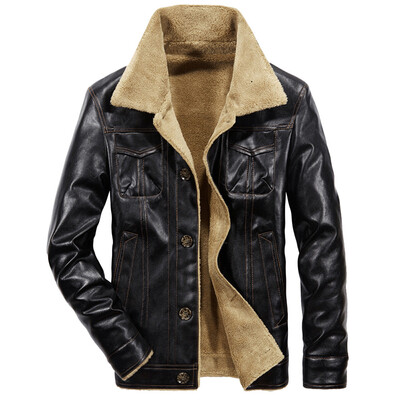 Gobestart Fashion Mens Autumn Winter Casual Pocket Button Thermal Leather Jacket Top Coat
Gobestart Fashion Mens Autumn Winter Casual Pocket Button Thermal Leather Jacket Top Coat