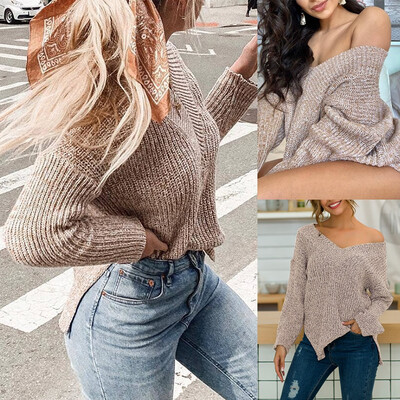 〖Follure〗Plus Size Womens Solid V-Neck Long Sleeve Irregular Pullover Knit Sweater Top
〖Follure〗Plus Size Womens Solid V-Neck Long Sleeve Irregular Pullover Knit Sweater Top