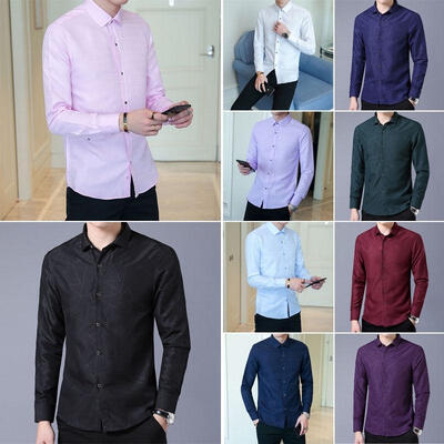 Fashion Men´s Luxury Business Casual Slim Fit Stylish Formal Dress Shirts Long Sleeve Tops
Fashion Men´s Luxury Business Casual Slim Fit Stylish Formal Dress Shirts Long Sleeve Tops