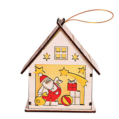 〖Follure〗LED Light Wood House Cute Christmas Tree Hanging Ornaments Holiday Decoration
〖Follure〗LED Light Wood House Cute Christmas Tree Hanging Ornaments Holiday Decoration