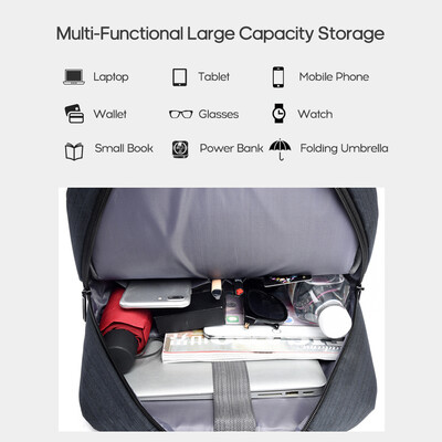 15" Multifunctional Anti-theft Business Travel Laptop Compartment Backpack School Sport Daypack Lightweight Water-resistant
15" Multifunctional Anti-theft Business Travel Laptop Compartment Backpack School Sport Daypack Lightweight Water-resistant