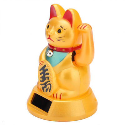 Greensen Solar Powered Welcoming Waving Beckoning Fortune Lucky Cat Home Stores Car Decor
Greensen Solar Powered Welcoming Waving Beckoning Fortune Lucky Cat Home Stores Car Decor