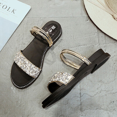 Net red sandals 2019 new female summer flat-bottomed sandals female student chic Joker Korean version with shoes female
Net red sandals 2019 new female summer flat-bottomed sandals female student chic Joker Korean version with shoes female