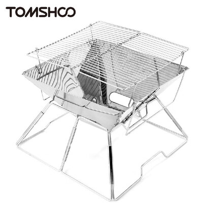 TOMSHOO Outdoor Mini Portable Stainless Steel Assembled Barbecue BBQ Grill Charcoal Grill
TOMSHOO Outdoor Mini Portable Stainless Steel Assembled Barbecue BBQ Grill Charcoal Grill