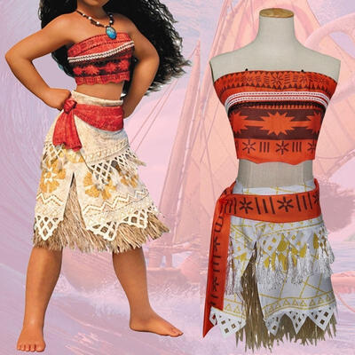 New Fashion Princess Cosplay Costume Set for Polynesian Girls Princess Costume Kids Dress Movie Halloween Beach Party Costume
New Fashion Princess Cosplay Costume Set for Polynesian Girls Princess Costume Kids Dress Movie Halloween Beach Party Costume