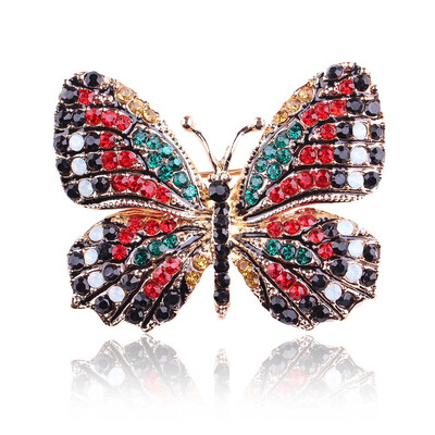 Women Fashion Colorful Rhinestone Crystal Cute Butterfly Brooch Pins Ladies Exquisite Accessories
Women Fashion Colorful Rhinestone Crystal Cute Butterfly Brooch Pins Ladies Exquisite Accessories