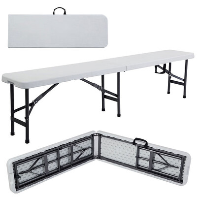 Ktaxon 6 Folding Picnic Bench HDPE Greens Environmental Portable 4 People Seating Bench for Indoor Outdoor Picnic Camp
Ktaxon 6 Folding Picnic Bench HDPE Greens Environmental Portable 4 People Seating Bench for Indoor Outdoor Picnic Camp