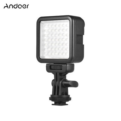 Andoer W49S Mini Dimmable Interlock LED Video Light Fill Light 6000K CRI90 With Rotatable Shoe Mount Adapter for Canon Nikon Sony
Andoer W49S Mini Dimmable Interlock LED Video Light Fill Light 6000K CRI90 With Rotatable Shoe Mount Adapter for Canon Nikon Sony