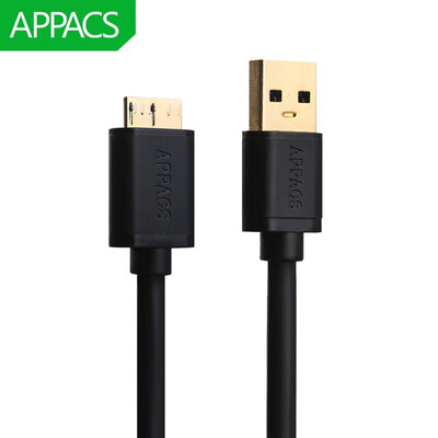 APPACS High Speed Micro USB 30 Cable Fast Charger sync Data USB 30 A Male to Micro B Male USB Cable for Samsung Note 3 S5 HD
APPACS High Speed Micro USB 30 Cable Fast Charger sync Data USB 30 A Male to Micro B Male USB Cable for Samsung Note 3 S5 HD