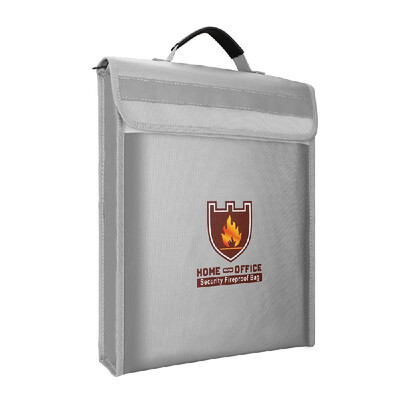 Fireproof Documents Bag 1511256in Non-Itchy Silicone Coated Silver Fire Water Resistant Safe Case with Handle for Valuables Doc
Fireproof Documents Bag 1511256in Non-Itchy Silicone Coated Silver Fire Water Resistant Safe Case with Handle for Valuables Doc
