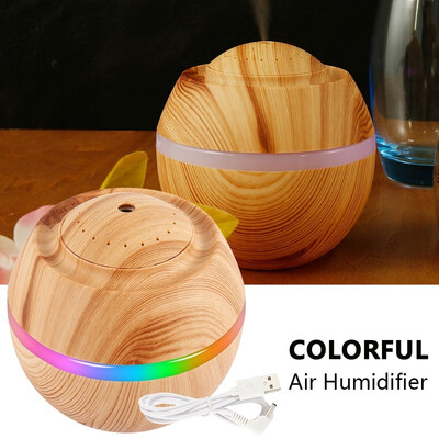 LED 7 Color Changing 500ml Wood Grain USB Ultrasonic Air Aroma Humidifier Aromatherapy Oil Diffuser Night Light
LED 7 Color Changing 500ml Wood Grain USB Ultrasonic Air Aroma Humidifier Aromatherapy Oil Diffuser Night Light