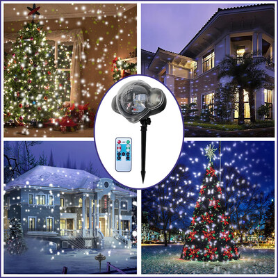 Tailored Snowfall Snow Flake Christmas Outside House LED Projector Light Project Decor
Tailored Snowfall Snow Flake Christmas Outside House LED Projector Light Project Decor