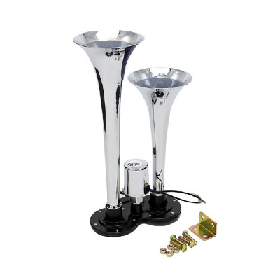 Dual Trumpet Electric Horn Loud Chrome Air Horn Speaker Kit 150dB 12V24V Universal for Train Truck Lorry
Dual Trumpet Electric Horn Loud Chrome Air Horn Speaker Kit 150dB 12V24V Universal for Train Truck Lorry