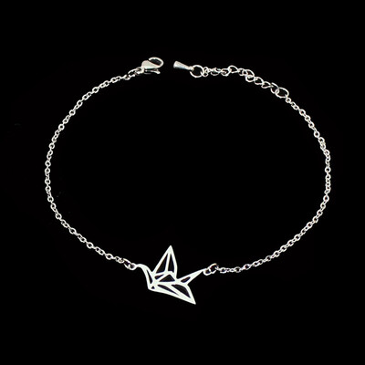 Gold Hollow Origami Crane Bracelets for Women Link Chain Cute Animal Bird Charm Paper Crane Stainless Steel Bracelets Party Gift
Gold Hollow Origami Crane Bracelets for Women Link Chain Cute Animal Bird Charm Paper Crane Stainless Steel Bracelets Party Gift