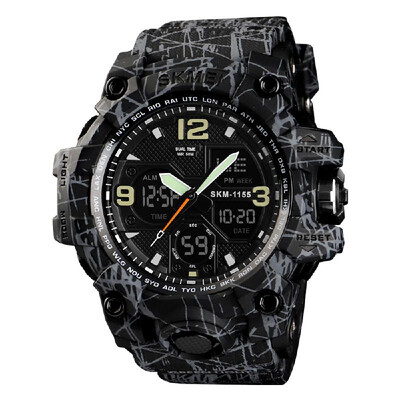 SKMEI 1155B Quartz Digital Electronic Men Watch Fashion Casual Outdoor Sports Male Wristwatch Dual Time Date Week Chrono Alarm 5AT
SKMEI 1155B Quartz Digital Electronic Men Watch Fashion Casual Outdoor Sports Male Wristwatch Dual Time Date Week Chrono Alarm 5AT