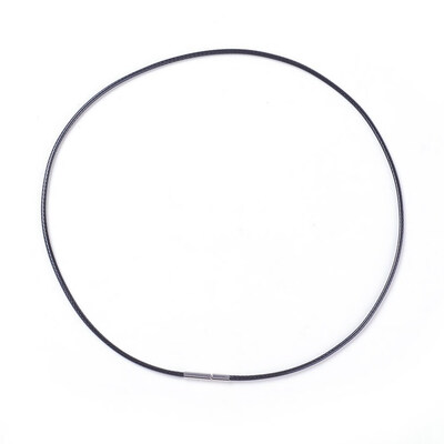 Waxed Polyester Cord Necklace Making with 304 Stainless Steel Clasps Black 1984"504cm 2mm
Waxed Polyester Cord Necklace Making with 304 Stainless Steel Clasps Black 1984"504cm 2mm