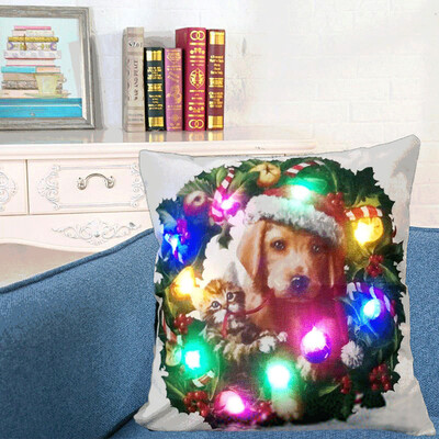 Tailored Christmas Lighting LED Cushion Cover Home Decor Throw Pillowcase Sofa Flashing
Tailored Christmas Lighting LED Cushion Cover Home Decor Throw Pillowcase Sofa Flashing