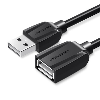 Vention high quality USB20 male to female Extension black connector cable for U disk mouse printer
Vention high quality USB20 male to female Extension black connector cable for U disk mouse printer
