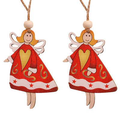 Gobestart 2PC Wooden Hanging Christmas Santa Snowman Angel Ornament Xmas Party Home Decor
Gobestart 2PC Wooden Hanging Christmas Santa Snowman Angel Ornament Xmas Party Home Decor