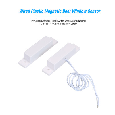 Wired Door Window Contact Magnetic Sensor Intrusion Detector Reed Switch Open Alarm Normal Closed For Alarm Security System
Wired Door Window Contact Magnetic Sensor Intrusion Detector Reed Switch Open Alarm Normal Closed For Alarm Security System