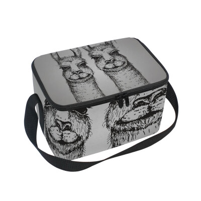 ALAZA Lunch Box Lambs Twin Insulated Lunch Bag Large Cooler Tote Bagfor Men Women
ALAZA Lunch Box Lambs Twin Insulated Lunch Bag Large Cooler Tote Bagfor Men Women