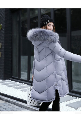 winter 2018 cotton-padded womens long style Korean version of the great fur collar thickened warm cotton-padded jacket
winter 2018 cotton-padded womens long style Korean version of the great fur collar thickened warm cotton-padded jacket