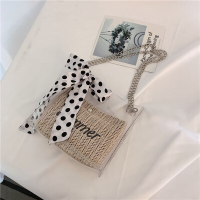 Summer transparent jelly package female 2019 new small fresh silk scarf ins super fire fairy chain shoulder Messenger bag
Summer transparent jelly package female 2019 new small fresh silk scarf ins super fire fairy chain shoulder Messenger bag