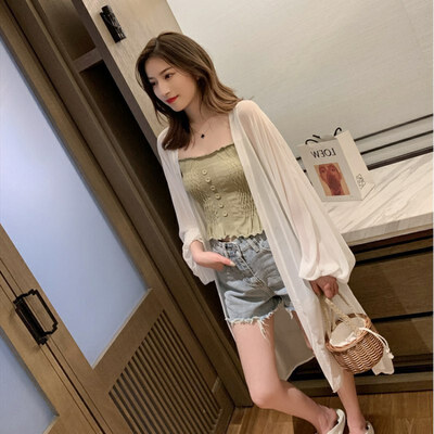 Casual Loose Women Shirts Long Sleeve Open Front Chiffon New solid color Sun Protection Long Tops Summer Beach Cardigan
Casual Loose Women Shirts Long Sleeve Open Front Chiffon New solid color Sun Protection Long Tops Summer Beach Cardigan