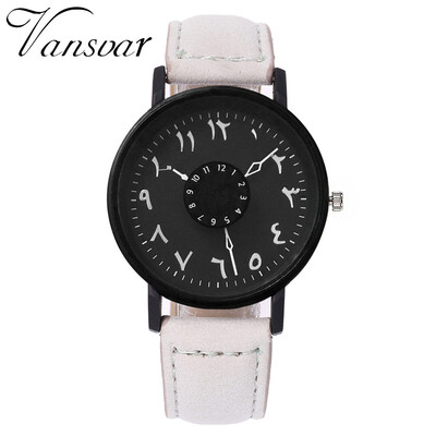 Vansvar Silver Arabic Numbers Watch Leather Womens Clock Fashion Casual Women Quartz Wristwatches Relogio Feminino
Vansvar Silver Arabic Numbers Watch Leather Womens Clock Fashion Casual Women Quartz Wristwatches Relogio Feminino