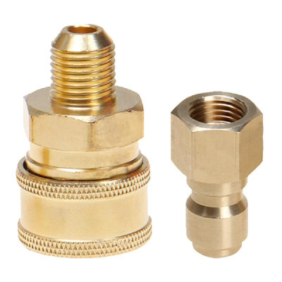 High Pressure Water Gun Spray Connectors Garden Hose Quick Connector Heavy-duty Copper Hose Fittings 38 In Male&Female Water
High Pressure Water Gun Spray Connectors Garden Hose Quick Connector Heavy-duty Copper Hose Fittings 38 In Male&Female Water
