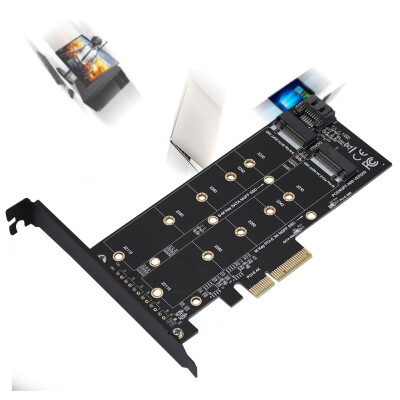 Greensen PCI-E 4X to M2 NVMe SSD NGFF Adapter Card B-keyM-key Expansion Dual InterfaceAdapter Card PCI-E Expansion Card
Greensen PCI-E 4X to M2 NVMe SSD NGFF Adapter Card B-keyM-key Expansion Dual InterfaceAdapter Card PCI-E Expansion Card