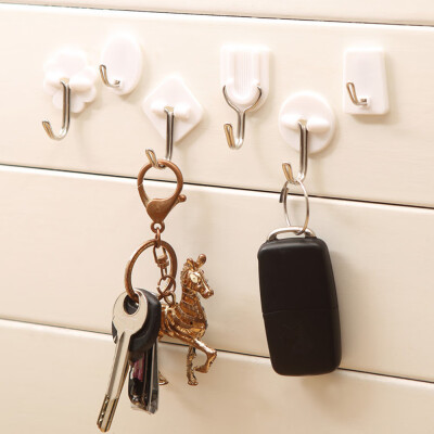 Siaonvr 6PCS Strong Adhesive Hook Wall Door Sticky Hanger Holder Kitchen Bathroom White
Siaonvr 6PCS Strong Adhesive Hook Wall Door Sticky Hanger Holder Kitchen Bathroom White
