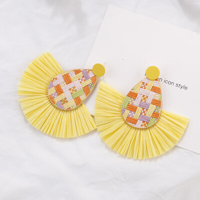 Flashbuy Handmade Rattan Drop Earrings For Women Trendy Raffie Geometric Pendantes Rattan Earrings Boho Style Fashion Jewelry
Flashbuy Handmade Rattan Drop Earrings For Women Trendy Raffie Geometric Pendantes Rattan Earrings Boho Style Fashion Jewelry