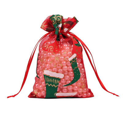 Colored Santa Claus Christmas Organza Pouch Wire Mesh Element Jewelry Bags Packaging Drawable Organza Gift Bags
Colored Santa Claus Christmas Organza Pouch Wire Mesh Element Jewelry Bags Packaging Drawable Organza Gift Bags